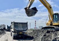 Thi công san lấp mặt bằng biệt thự – Bình Chánh