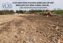 Chuyên nhận SAN LẤP MẶT BẰNG, XÀ BẦN